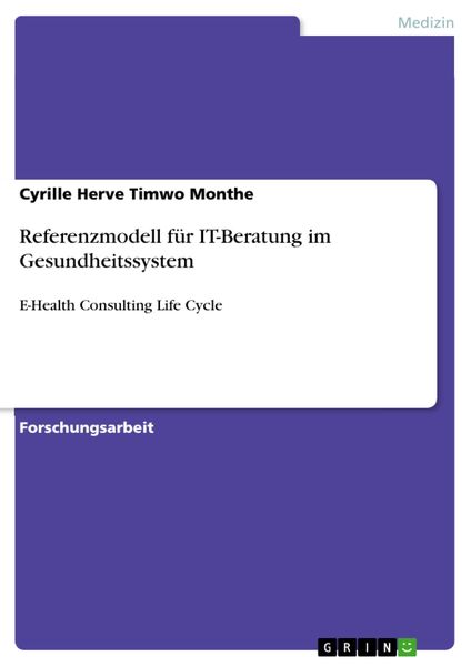 Produktbild: Referenzmodell f&uuml;r IT-Beratung im Gesundheitssystem