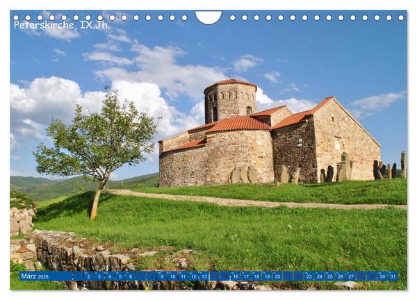 Produktbild: Serbien - Das Land der Kl&ouml;ster (Wandkalender 2026 DIN A4 quer), CALVENDO Monatskalender