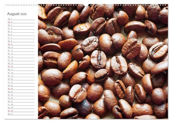 Produktbild: Kaffee-Pause Terminkalender (hochwertiger Premium Wandkalender 2026 DIN A2 quer), Kunstdruck in Hochglanz