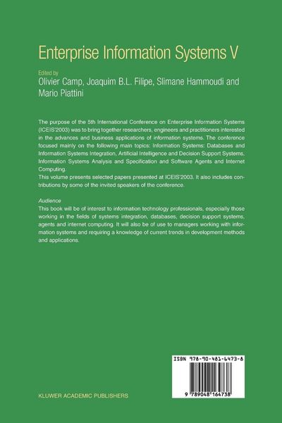 Produktbild: Enterprise Information Systems V