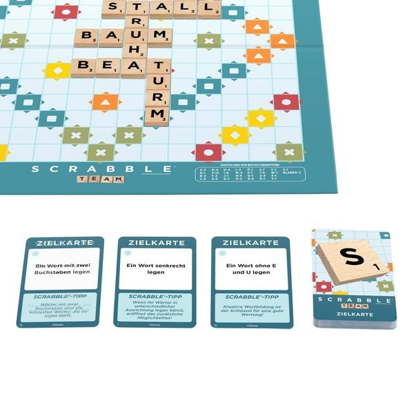 Produktbild: Scrabble Original Holz 2 in 1