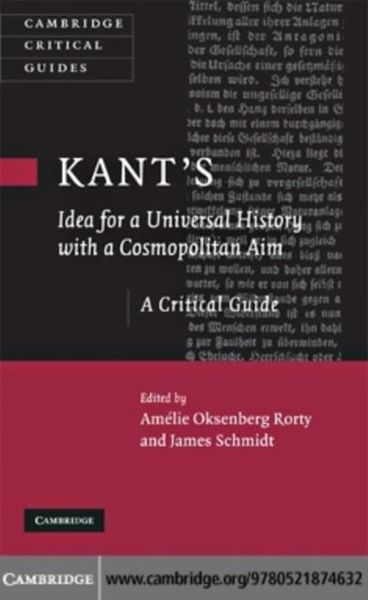 Produktbild: Kant's Idea for a Universal History with a Cosmopolitan Aim