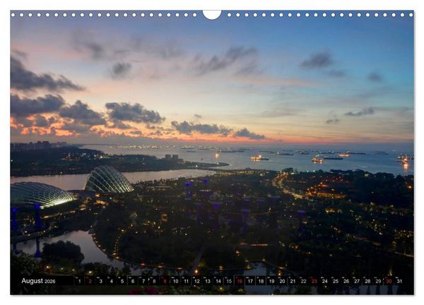 Produktbild: Singapur - Einzigartige Skylines (Wandkalender 2026 DIN A3 quer), CALVENDO Monatskalender