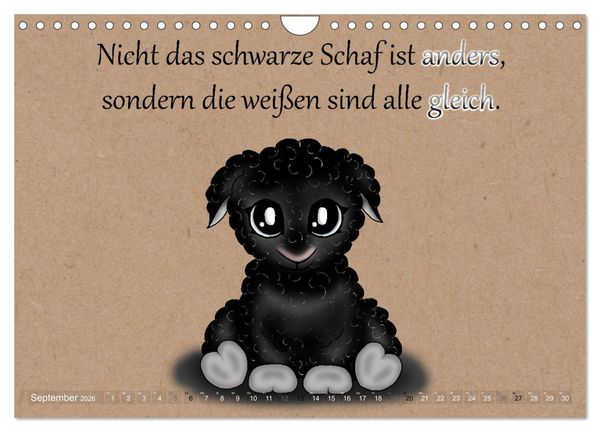 Produktbild: Motiviert durchs Leben (Wandkalender 2026 DIN A4 quer), CALVENDO Monatskalender