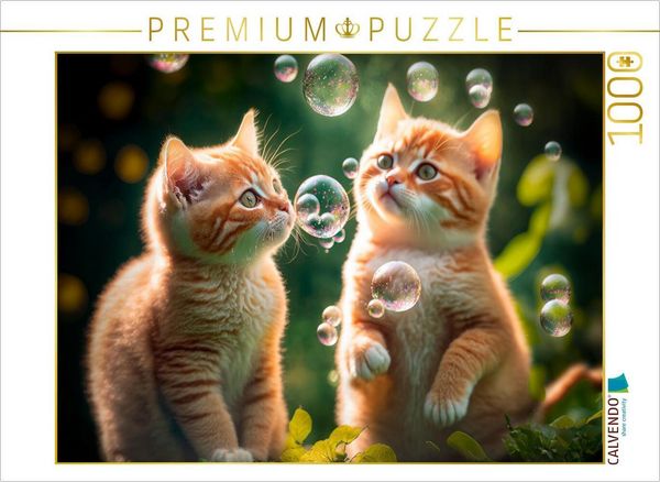 Produktbild: CALVENDO Puzzle Seifenblasen machen | 1000 Teile Lege-Gr&ouml;&szlig;e 64x48cm Foto-Puzzle f&uuml;r gl&uuml;ckliche Stunden