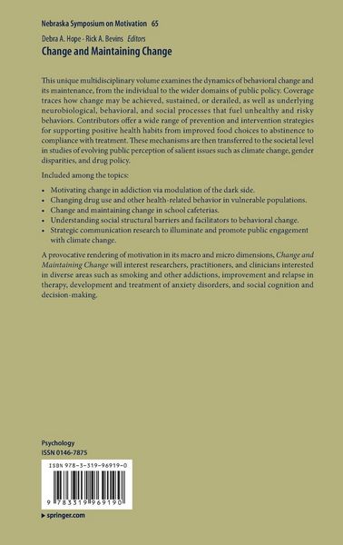 Produktbild: Change and Maintaining Change