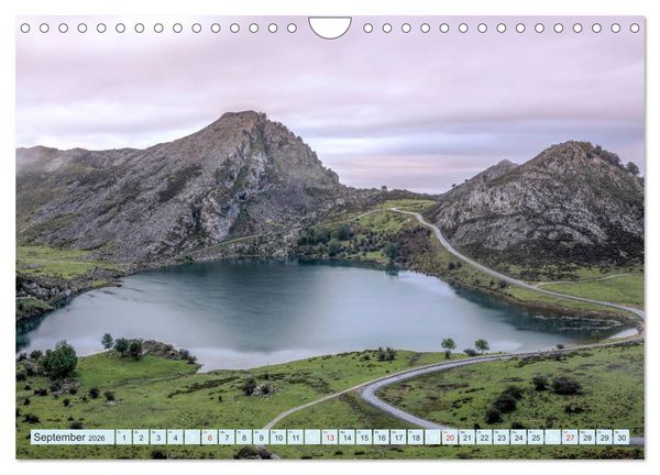 Produktbild: Nordspanien, wilde Atlantikk&uuml;ste und hohe Berge (Wandkalender 2026 DIN A4 quer), CALVENDO Monatskalender