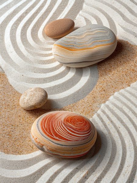 Produktbild: CALVENDO Puzzle Ruhe im Sand - Zen | 1000 Teile Lege-Gr&ouml;&szlig;e 64x48cm Foto-Puzzle f&uuml;r gl&uuml;ckliche Stunden