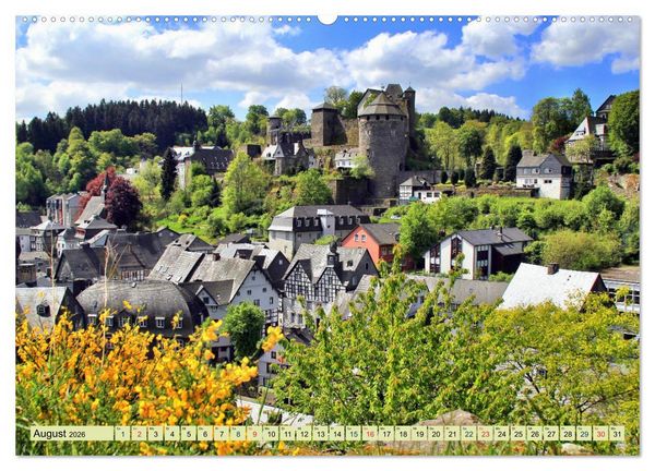 Produktbild: Die sch&ouml;nsten Orte der Eifel - Monschau (Wandkalender 2026 DIN A2 quer), CALVENDO Monatskalender