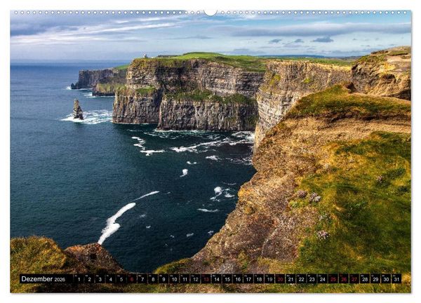 Produktbild: Irlands Westk&uuml;ste - Wild Atlantik Way (hochwertiger Premium Wandkalender 2026 DIN A2 quer), Kunstdruck in Hochglanz