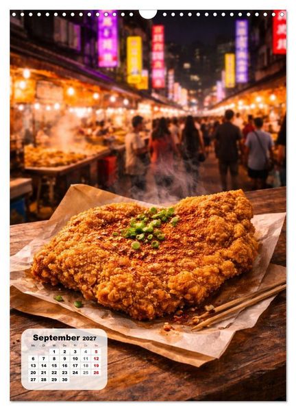 Produktbild: Taiwan &ndash; Eine Schlemmerreise durchs Land der Nachtm&auml;rkte (Wandkalender 2027 DIN A3 hoch), CALVENDO Monatskalender