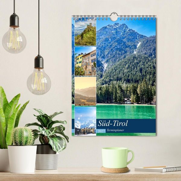 Produktbild: S&uuml;d-Tirol Terminplaner (Wandkalender 2027 DIN A4 hoch), CALVENDO Monatskalender