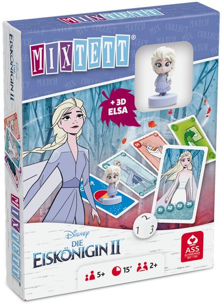 ASS Altenburger Spielkarten - Mixtett - Disney Die Eiskönigin 2 Set 1, Elsa
