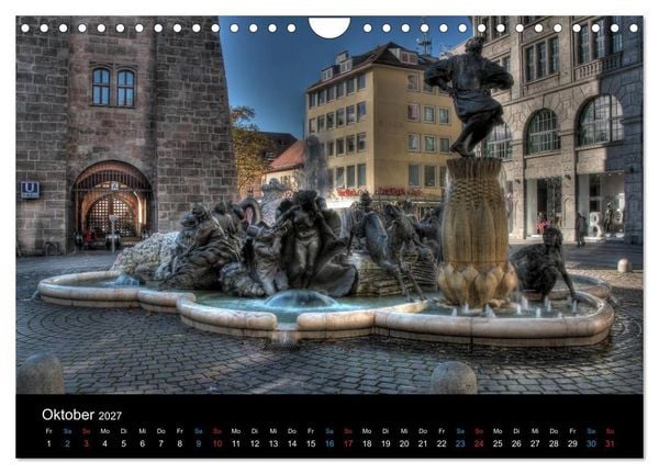 Produktbild: Meine Stadt N&uuml;rnberg 2027 (Wandkalender 2027 DIN A4 quer), CALVENDO Monatskalender