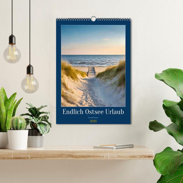 Produktbild: Endlich Ostsee Urlaub (Wandkalender 2026 DIN A3 hoch), CALVENDO Monatskalender