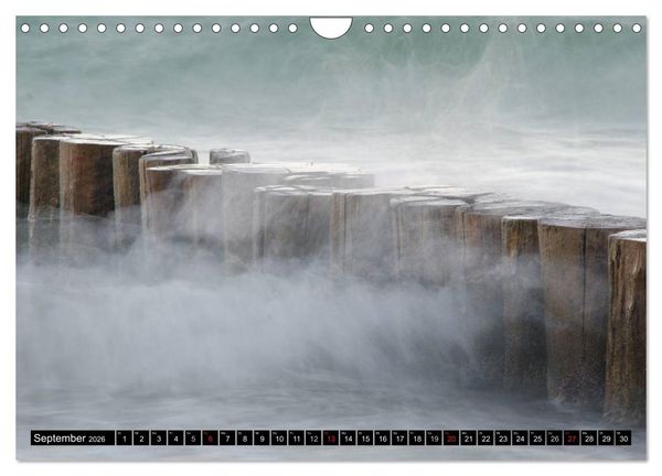 Produktbild: Binz Zingst 2026 (Wandkalender 2026 DIN A4 quer), CALVENDO Monatskalender