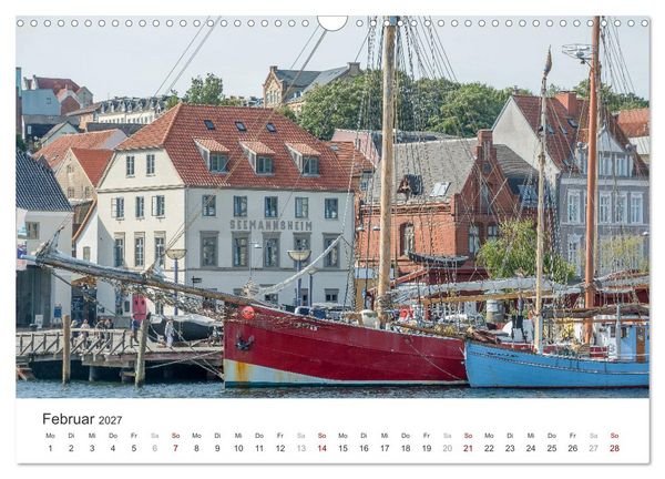 Produktbild: Flensburg maritim (Wandkalender 2027 DIN A3 quer), CALVENDO Monatskalender