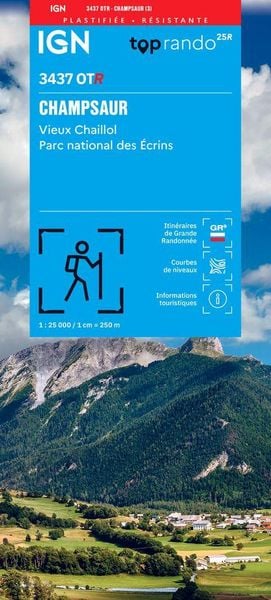 Produktbild: 3437OTR Champsaur - Vieux Chaillol - Parc National Des &Eacute;crins (Resistante)