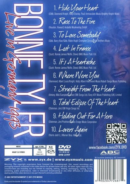 Produktbild: Bonnie Tyler - Live in Germany 1993