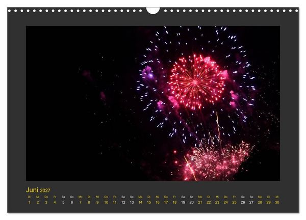 Produktbild: Feuerwerk - Explosives am Himmel (Wandkalender 2027 DIN A3 quer), CALVENDO Monatskalender