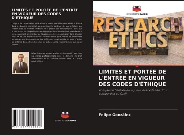 Produktbild: LIMITES ET PORT&Eacute;E DE L'ENTR&Eacute;E EN VIGUEUR DES CODES D'&Eacute;THIQUE