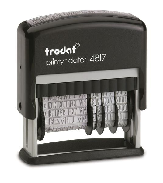 Trodat 4817 Wortbandstempel Schwarz 46 x 4 mm (B x H)