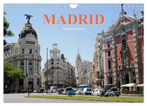 Madrid (Wandkalender 2024 DIN A4 quer), CALVENDO Monatskalender