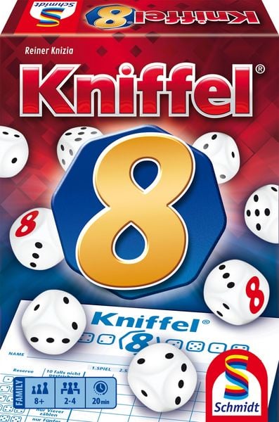 Schmidt 49486 - Kniffel 8, Würfelspiel ab 8 Jahren