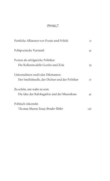 Produktbild: Poesie und Politik