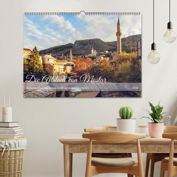 Produktbild: Die Altstadt von Mostar (Wandkalender 2026 DIN A2 quer), CALVENDO Monatskalender