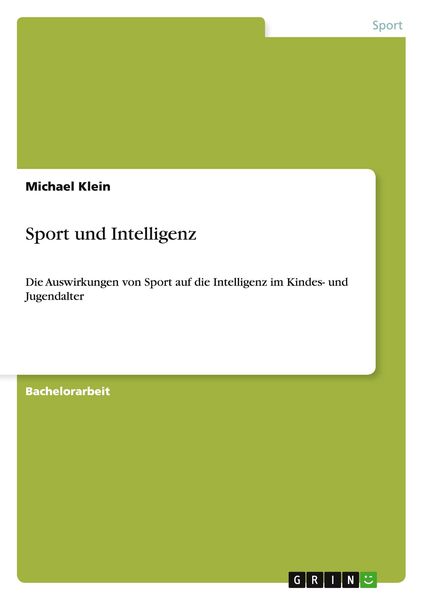 Produktbild: Sport und Intelligenz