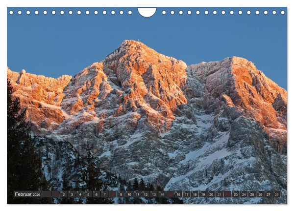 Produktbild: Rund um die Zugspitze (Wandkalender 2026 DIN A4 quer), CALVENDO Monatskalender