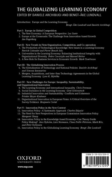 Produktbild: The Globalizing Learning Economy
