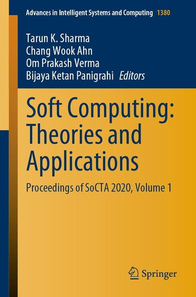 Produktbild: Soft Computing: Theories and Applications
