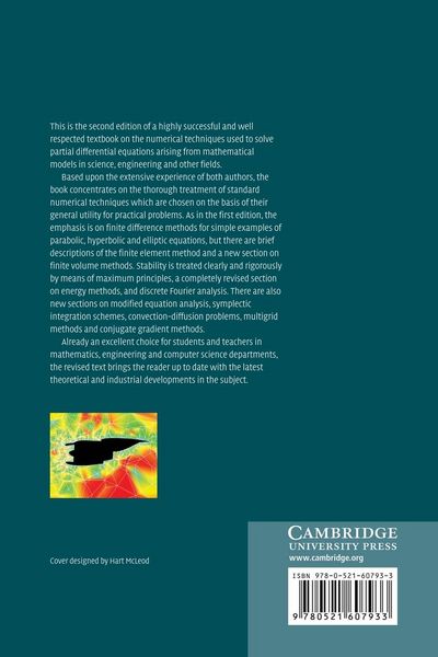 Produktbild: Numerical Solution of Partial Differential Equations