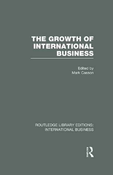 Produktbild: The Growth of International Business (RLE International Business)
