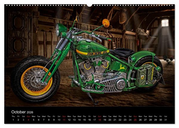 Produktbild: Motorbike Dreams (High Quality Premium Wall Calendar 2026 DIN A2 landscape),CALVENDO 12 Month Wall Calendar