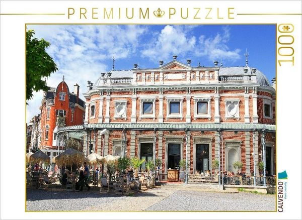 Produktbild: CALVENDO Puzzle Spa in Belgien, Brasserie im ehemaligen 'Pavillon des petits jeux' | 1000 Teile Lege-Gr&ouml;&szlig;e 64x48cm Foto-Puzzle f&uuml;r gl&uuml;ckliche Stunden