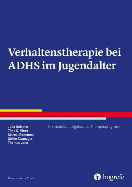 Produktbild: Verhaltenstherapie bei ADHS im Jugendalter