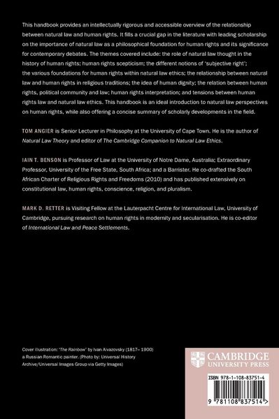 Produktbild: The Cambridge Handbook of Natural Law and Human Rights