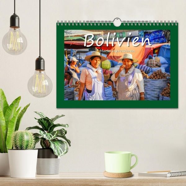 Produktbild: Bolivien - Marktimpressionen (Wandkalender 2027 DIN A4 quer), CALVENDO Monatskalender
