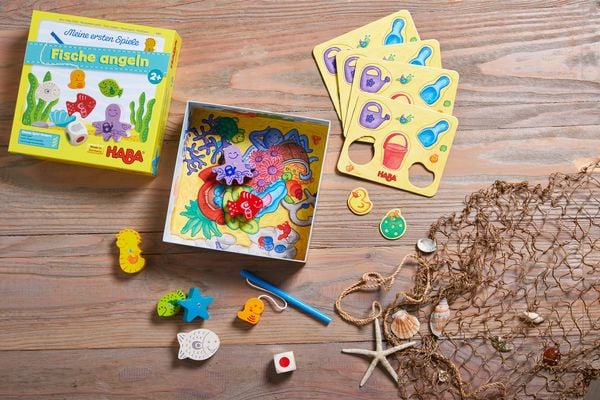 Produktbild: HABA Meine ersten Spiele: Fische angeln, Lernspiel