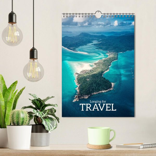 Produktbild: Longing for Travel (Wall Calendar 2026 DIN A4 portrait), CALVENDO 12 Month Wall Calendar