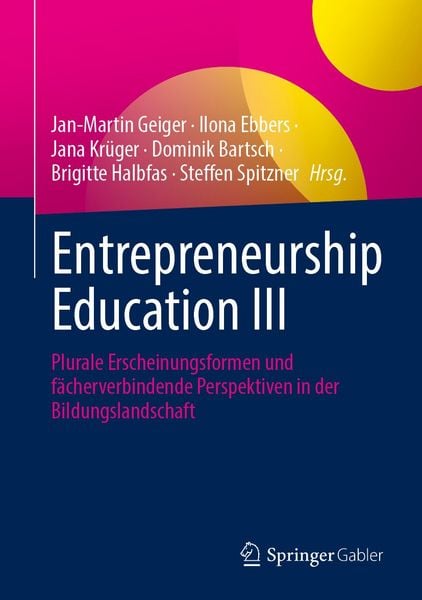 Produktbild: Entrepreneurship Education III