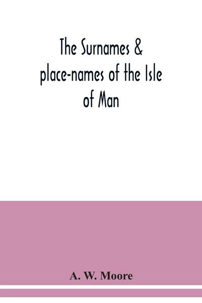 Produktbild: The surnames & place-names of the Isle of Man