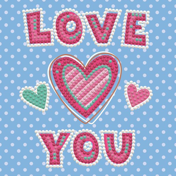 Produktbild: DIAMOND DOTZ - Diamond Painting Liebe dich