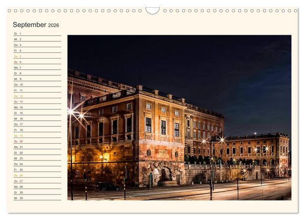 Produktbild: Stockholm - Venedig des Nordens (Wandkalender 2026 DIN A3 quer), CALVENDO Monatskalender
