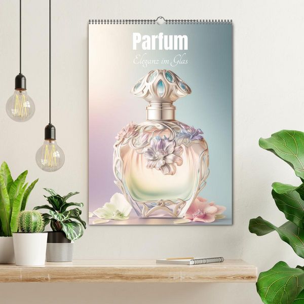 Produktbild: Parfum Eleganz im Glas (Wandkalender 2026 DIN A2 hoch), CALVENDO Monatskalender