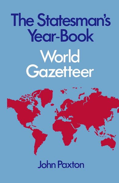 Produktbild: Statesman's Yearbook World Gazetteer