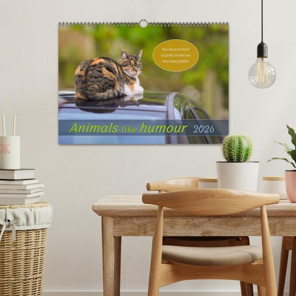 Produktbild: Animals like humour (Wall Calendar 2026 DIN A3 landscape), CALVENDO 12 Month Wall Calendar